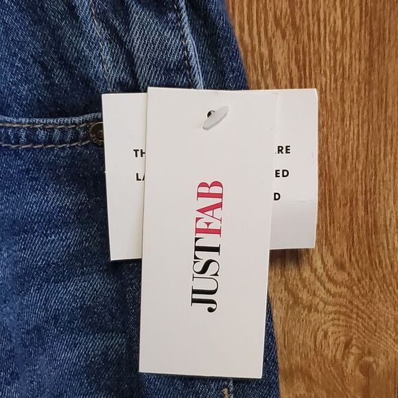 Just Fab Distressed Overalls Size 26 - Picture 2 of 7